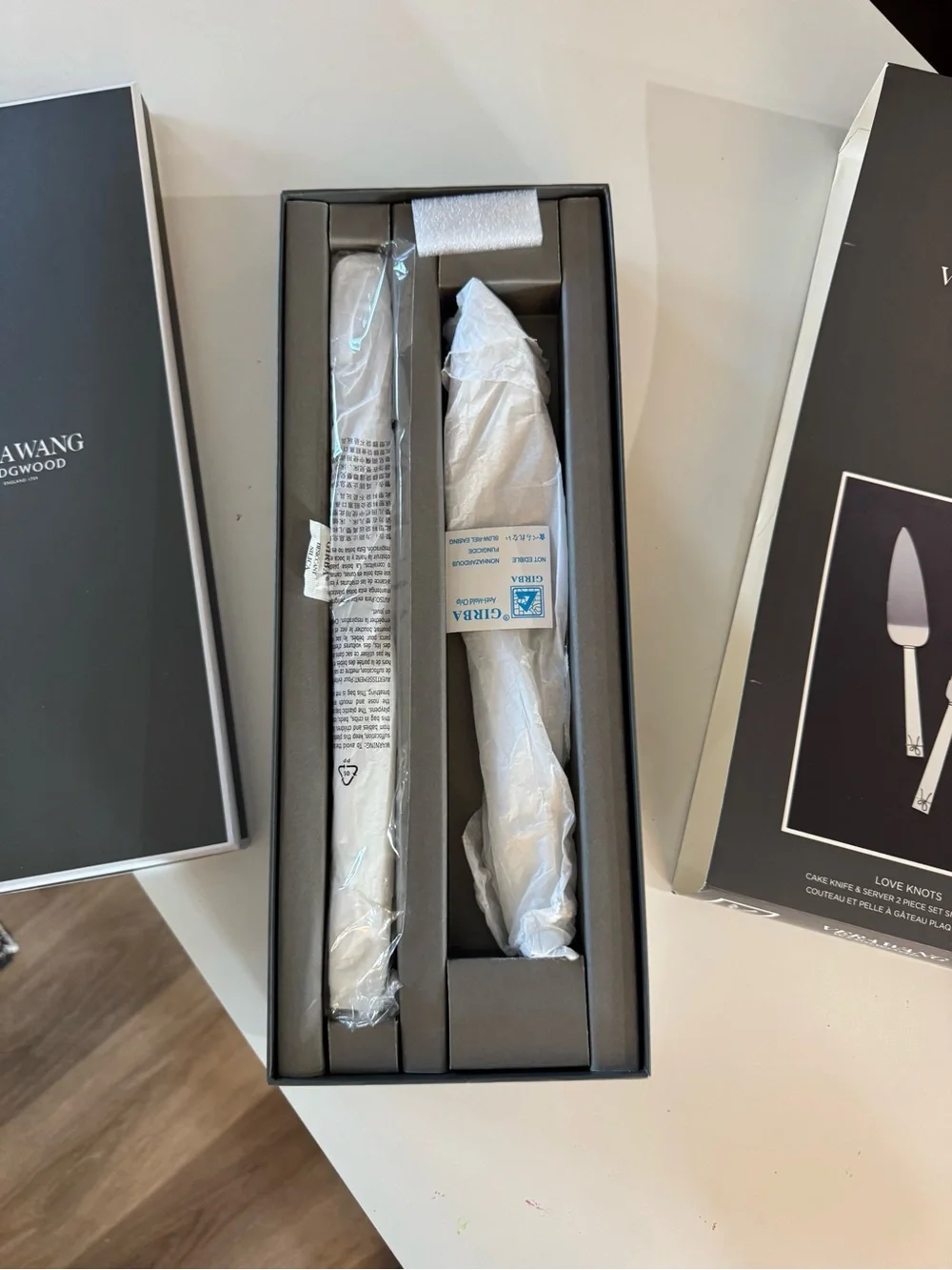 Vera Wang Wedgwood Silver Plated Cake Knife & Server Set